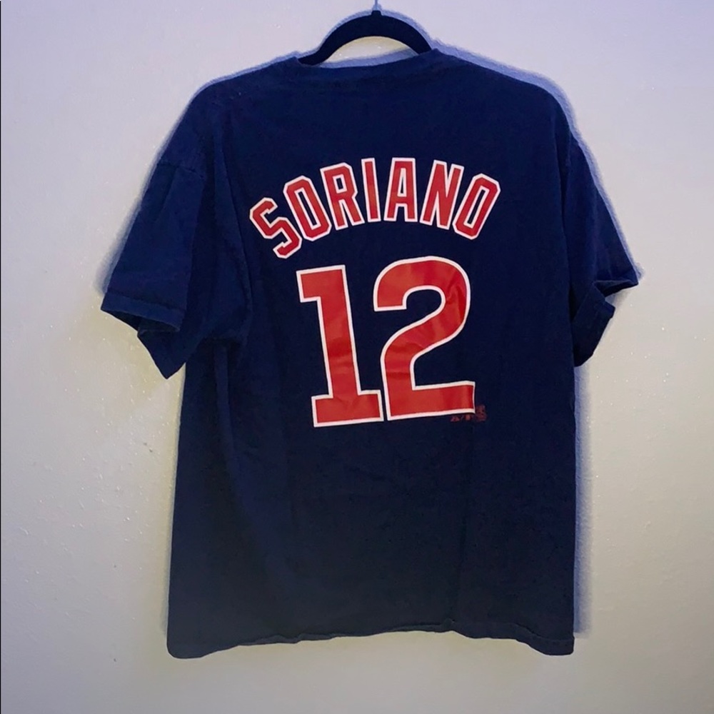 Men’s Cubs Alfonso Soriano Jersey Tee - Picture 2 of 4
